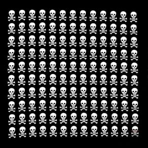 bandana tete de mort pirate 1 2