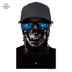 Accessoire mode Bandana élastique avec motif tête de mort