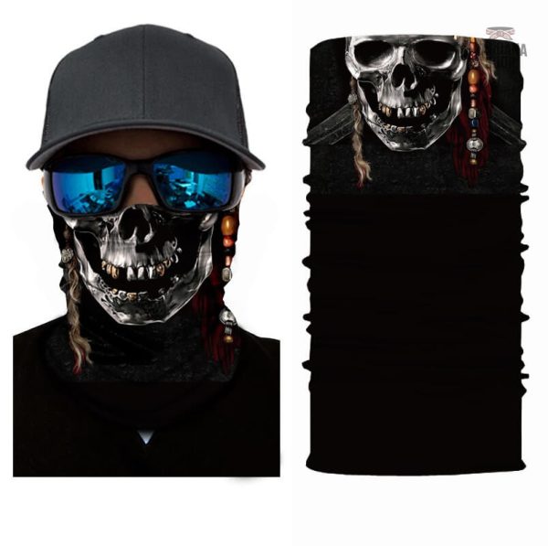 Bandana pirate élastique, parfait pour un look aventurier