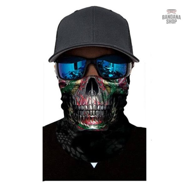 bandana tete de mort regard percant 2