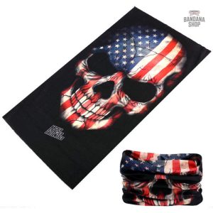 Bandana Tête de mort élastique de