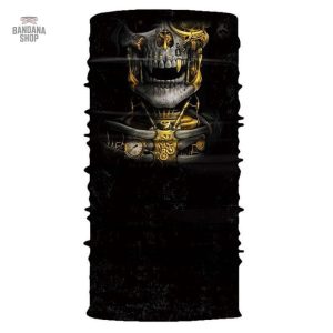 Bandana Tête de Mort Terminator élastique pour un style audacieux