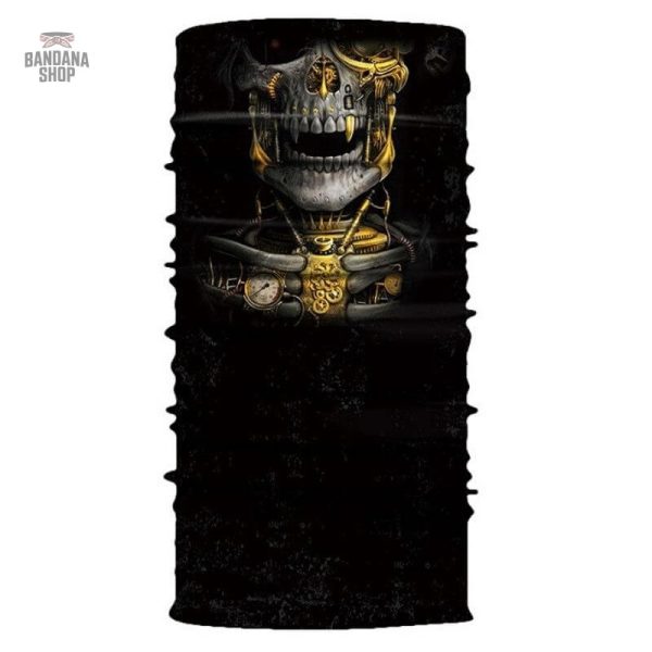 Bandana Tête de Mort Terminator élastique pour un style audacieux