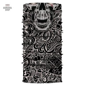 Bandana Tête Mort Antique élastique pour un style unique