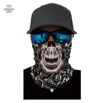 Accessoire mode Bandana Tête Mort, design antique