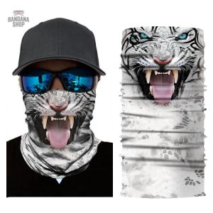 Bandana motif tigre, idéal pour un look tendance