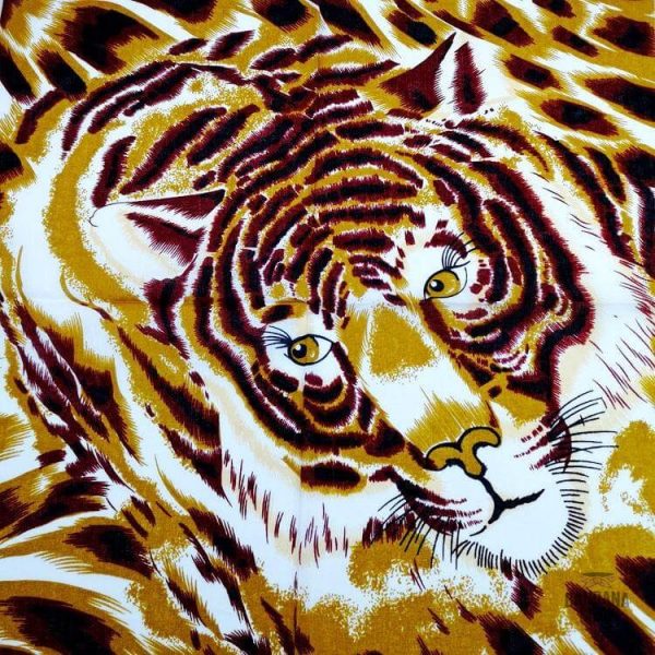 Accessoire mode homme avec motif tigre stylisé