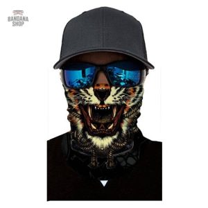 Variété de bandana élastique avec motif tigre unique