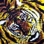 Design tigre sauvage en bandana pour homme