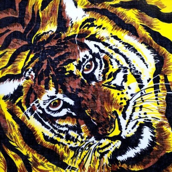 Design tigre sauvage en bandana pour homme