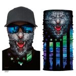 Bandana élastique, motif tigre vibrant