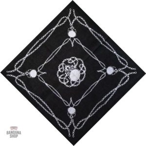 Bandana pirate pour homme, style trésor,