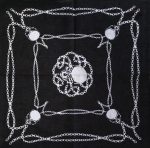 Accessoire tendance homme, bandana avec motif pirate,