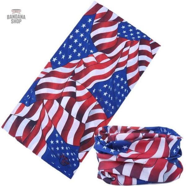 Bandana élastique USA en tissu confortable