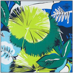 Bandana motif verdure pour un style naturel