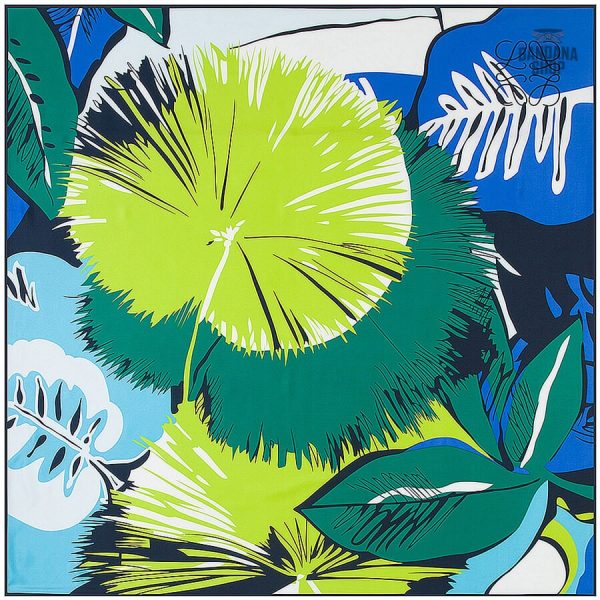 Bandana motif verdure pour un style naturel