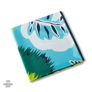 Accessoire mode Bandana avec design verdoyant