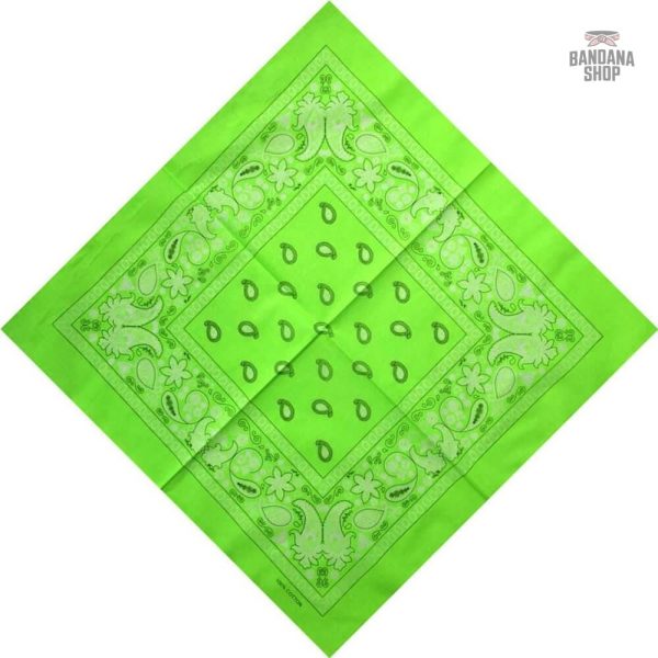 bandana-vert-fluo-1 Bandana Vert Fluo pour Homme