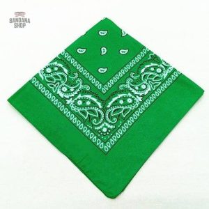 Accessoire tendance : Bandana Vert pour homme