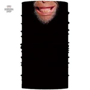 Bandana élastique visage de singe