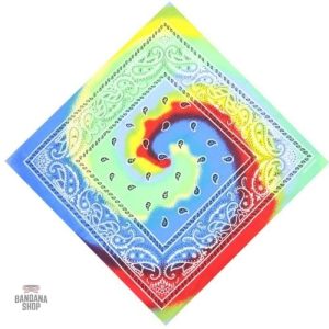 Bandana Vortex Bleu pour homme, style moderne et tendance
