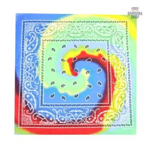 Accessoire mode homme, Bandana Vortex dans une teinte bleue dynamique