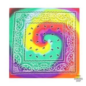 Accessoire tendance, bandana vert homme Vortex de