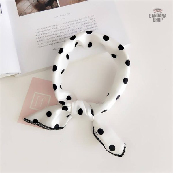 Bandana blanc pour femme de