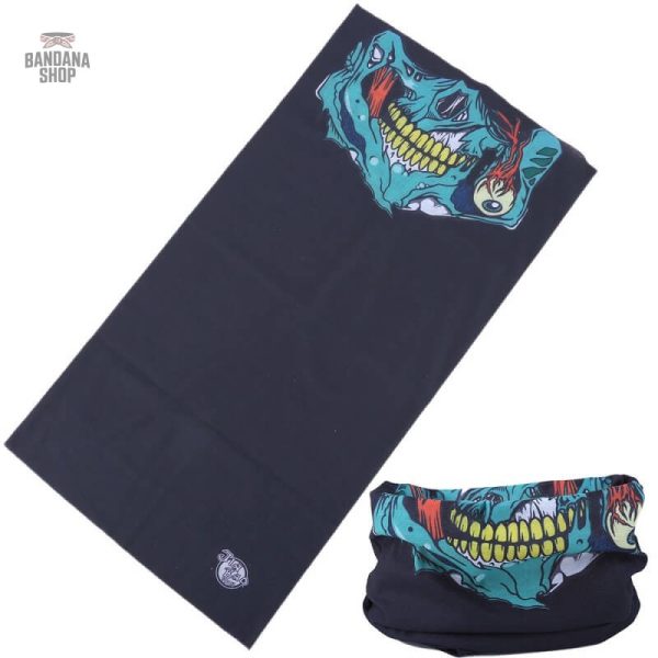 Bandana élastique motif zombie de