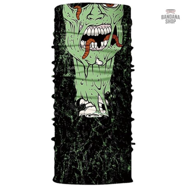 Bandana élastique zombie infesté pour un look original