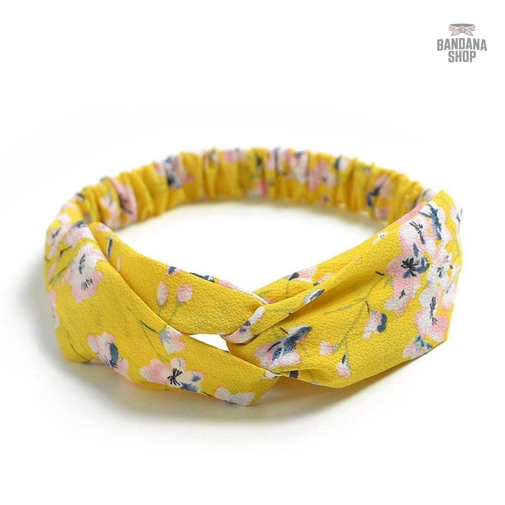 Bandeau Cheveux Jaune