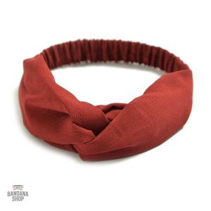 Bandeau cheveux rouge pour femme