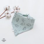 Bavoir Bandana Bébé en tissu doux et absorbant