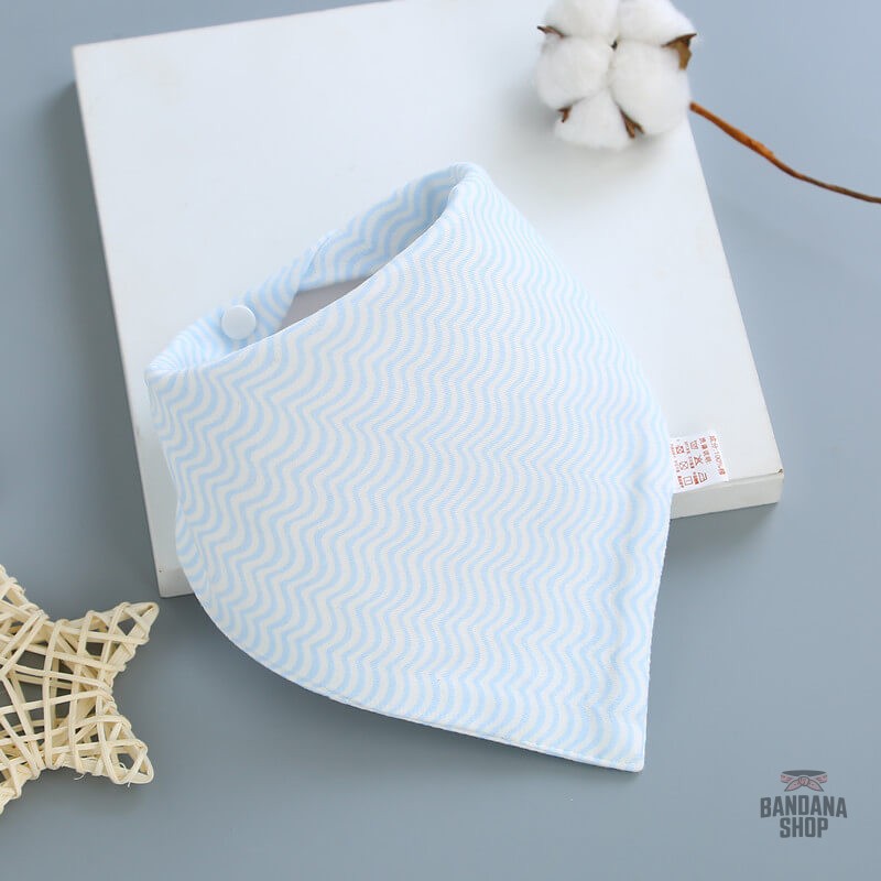 Bavoir Bandana Ciel