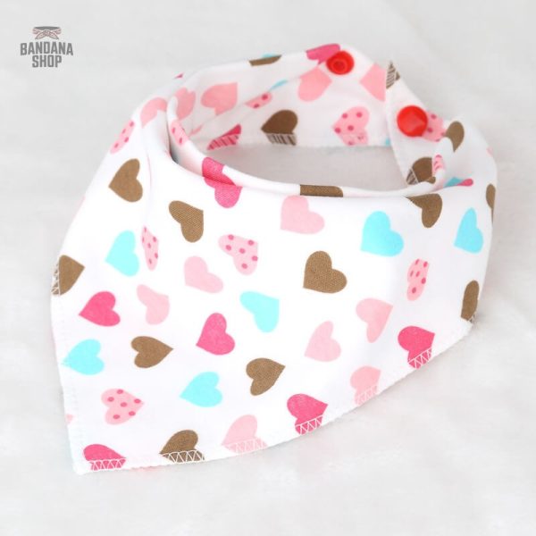 Bavoir Bandana Coeur