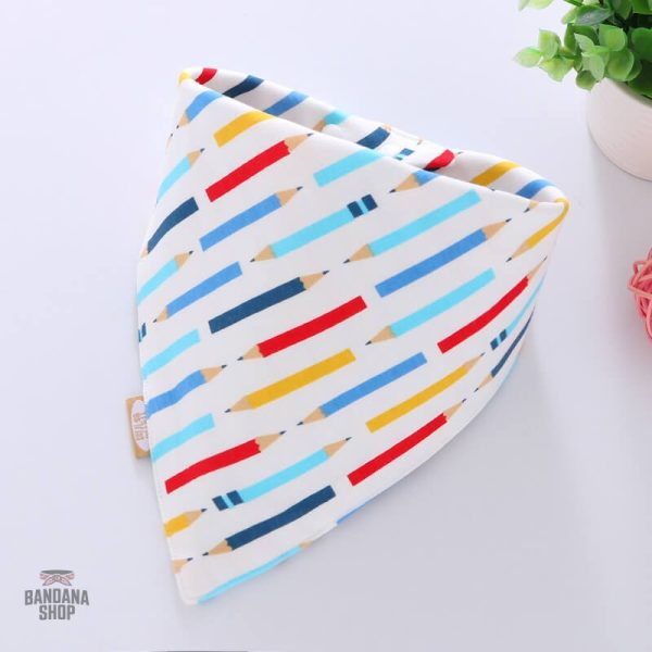 Bavoir Bandana Multicolore pour bébé