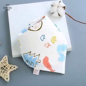Bavoir Bandana Nature pour bébés