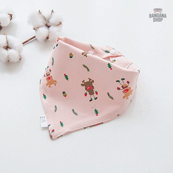 Bavoir Bandana Noël en tissu décoratif