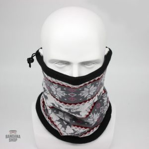 Cache cou blanc pour un style hivernal élégant