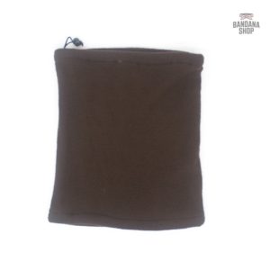 Accessoire de mode : cache cou marron, parfait pour l'hiver