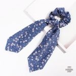 Chouchou foulard bleu