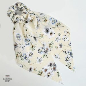 Chouchou Foulard Louise de en tissu coloré
