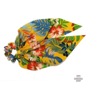 Chouchou foulard multicolore