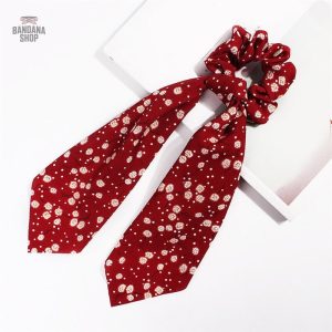 Chouchou foulard pois élégant et tendance