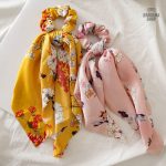 Foulard chouchou rose pour une touche de mode