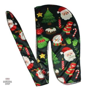 Accessoire Durag de Noël pour une allure tendance
