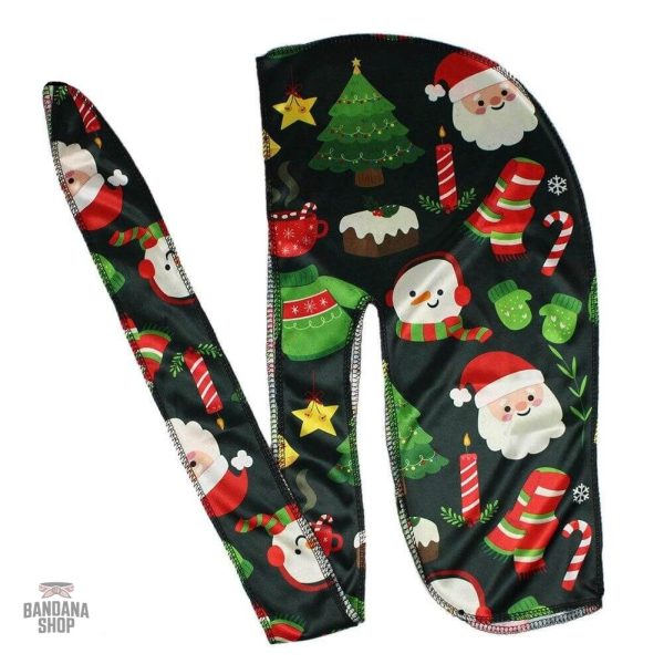 Accessoire Durag de Noël pour une allure tendance