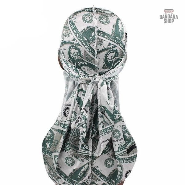 Durag Dollar pour homme, accessoire tendance de