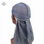 Durag élégant pour hommes, finition étincelante