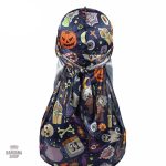 Durag avec motif Halloween original